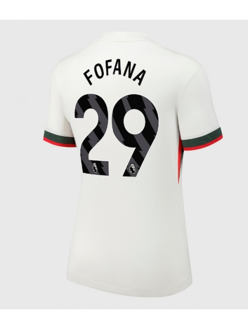 Chelsea Wesley Fofana #29 Auswärtstrikot für Frauen 2025-26 Kurzarm Chelsea Wesley Fofana #29 Auswärtstrikot für Frauen 2025-26 Kurzarm